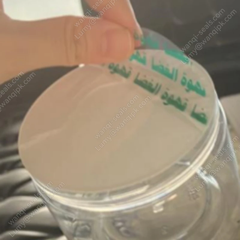 Revestimiento de sellado por inducci&oacute;n Lift N Peel para botellas de PET &ndash; TBE-1520TY | F&aacute;cil de abri