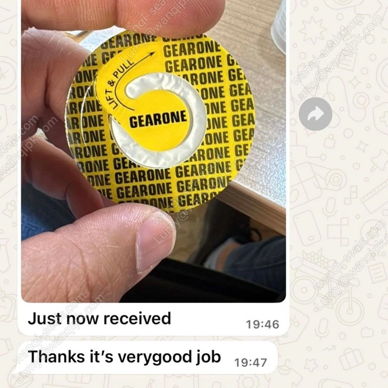Revestimiento de sellado por inducci&oacute;n de despegado de anillo [ETPE-510E]
